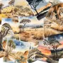 Preview: LaCreativ - Designpapier "Wildes Afrika" Paper Pack 6x6" - 24 Bogen